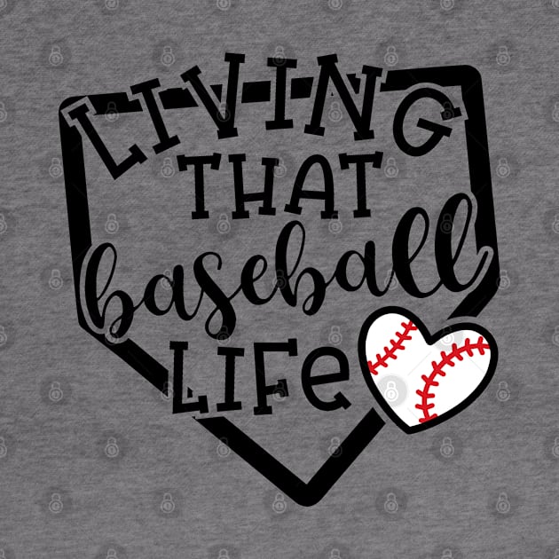 Living That Baseball Life Mom Coach by GlimmerDesigns